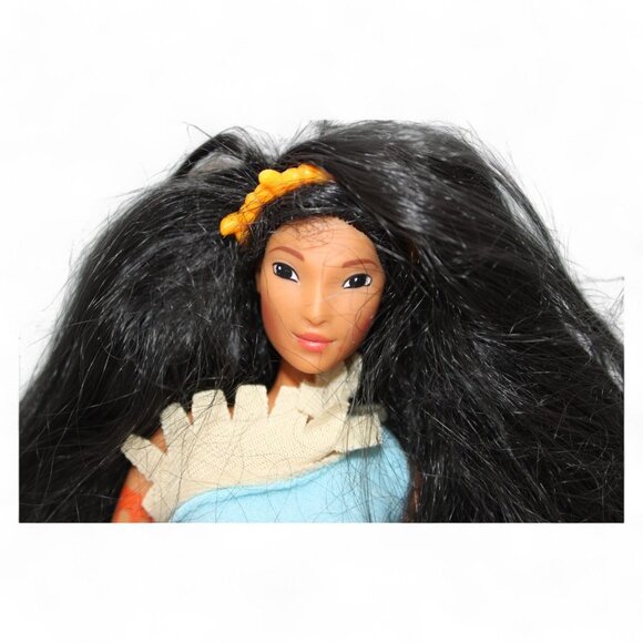 Vintage 90s Disney Pocahontas Barbie Doll By Mattel With Original Outfit - Picture 5 of 6